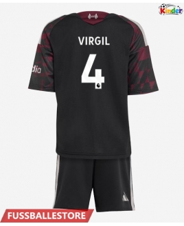 Günstige Liverpool Virgil van Dijk #4 3rd trikot Kinder 2026-27 Kurzarm (+ Kurze Hosen)